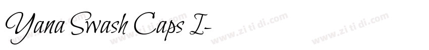 Yana Swash Caps I字体转换 Yana Swash Caps I字体转换